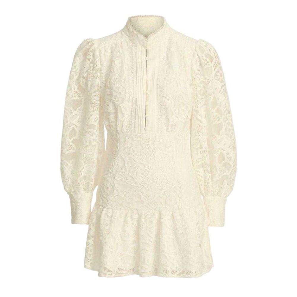 Bardot Womens/Ladies Remy Lace Mini Dress / Ivory
